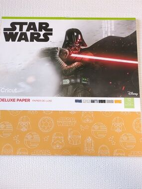 🌸Cricut Deluxe Paper 12" x 12" - Star Wars Theme, 12 double sided pages